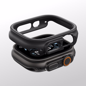 AmazingThing Minimal aizsargājošs vāciņš Apple Watch UItra 3 49mm - Melns