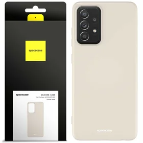 Spacecase Silikona maciņš Galaxy A52/A52s kaula krāsas