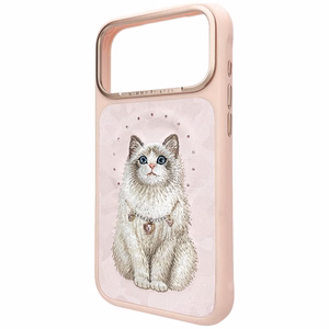Nimmy Lucky Fashion Cat MagSafe maciņš iPhone 17 Pro rozā
