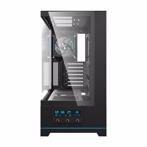 Darkflash DY451 PRO datora korpuss (melns) + 1 ventilators