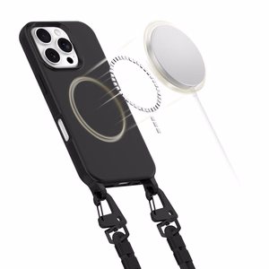 Tech-Protect MagNecklace MagSafe Case with Lanyard for iPhone 16 Pro - Black