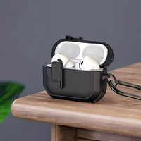 DUX DUCIS PECP - TPU+PC aizsargapvalks AirPods 4 melns
