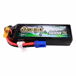 Gens Ace G-Tech 5000 mAh 14,8 V 4S1P 60C Lipo akumulatoru komplekts ar EC5 savienotāju — „Bashing“ sērija
