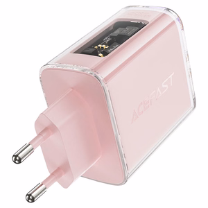 Acefast GaN 65W lādētājs ar 3 pieslēgvietām (1xUSB, 2xUSB C) - zaļš (A45)