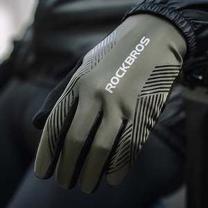Rockbros cycling gloves spring/summer/autumn, full, size: M - green