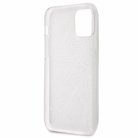 Guess GUHCP12S3D4GTR iPhone 12 mini 5.4" caurspīdīgs cietais apvalks 4G 3D raksta kolekcija