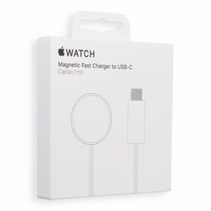 Apple Watch magnētiskais ātrās uzlādes USB-C kabelis (1 m) MT0H3ZM/A - balts, bez iepakojuma