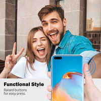 Crong Crystal Slim Cover - Huawei P40 Pro maciņš (caurspīdīgs)