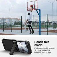 Spigen Tough Armor Pro Mag Magnētiskais viedtālruņa apvalks Samsung Galaxy Z Flip 6 / 7 FE - melns