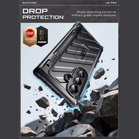 Supcase Unicorn Beetle Pro viedtālruņa apvalks Samsung Galaxy Z Fold 7 - melns