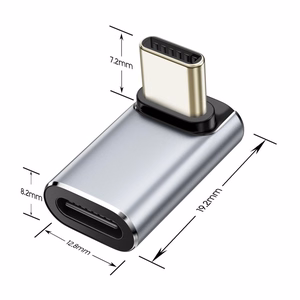 Tech-Protect Ultraboost AA02 USB-C leņķa adapteris - pelēks