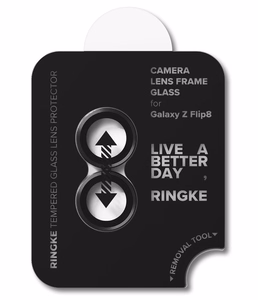 Ringke Camera Frame Protector 2-Pack for Samsung Galaxy Z Flip 8 - Black