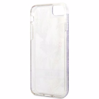 Guess Ziedu Šķidro Spīdumu apvalks iPhone SE 2022 / SE 2020 / 7 / 8 - violets