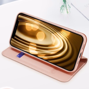 DUX DUCIS Skin Pro grāmatas stila apvalks iPhone 13 mini zeltains (m)