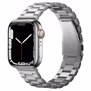 Spigen Modernā Fit siksna Apple Watch 4/5/6/7/8/9/SE/Ultra (42/44/45/49 mm) - sudrabaina