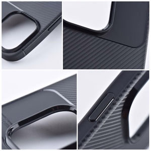 Viedtālruņa apvalks CARBON PREMIUM IPHONE 15 Pro melns