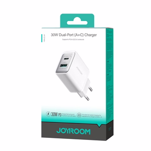 Joyroom JR-TCF15 tīkla lādētājs USB-C / USB-A 30W - balts