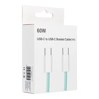 Kabelis Type-C uz Type-C PD QC3.0 3A 60W C263 1 m zaļš