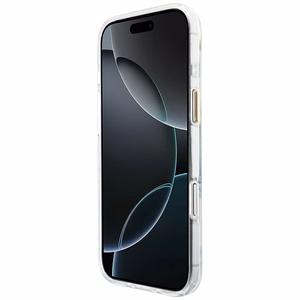 Guess IML Script Metal MagSafe Maciņš for iPhone Air - Clear