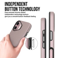 Perfectionists Trīsstūra Mag Case iPhone 16 rozā zelts