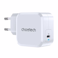 PD8007 USB-C PD45W baro lādētājs Choetech EU (balts)