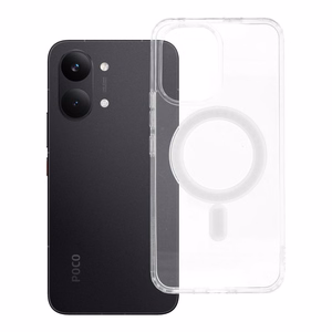 Caurspīdīgs Clear Mag Cover (MID) vāciņš Poco X8 Pro Max 5G, saderīgs ar MagSafe