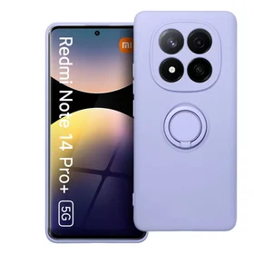 Viedtālruņa apvalks ar silikona gredieniem XIAOMI Redmi Note 14 Pro Plus 5G violets