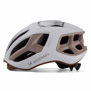 Wozinsky īpaši viegla šosejas velosipēda ķivere, 54–58 cm – pelēkbrūna