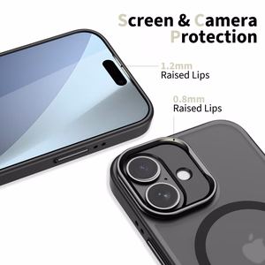 Tech-Protect MagStand MagSafe viedtālruņa apvalks iPhone 17 - matēts melns
