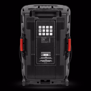 60 W aktīvā skanda ar 2 bezvadu UHF mikrofoniem, SD, Bluetooth, FM, USB un LED