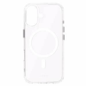 Liavec Spīdīgs Magnētiskais Caurspīdīgs viedtālruņa apvalks Iphone 16 balta