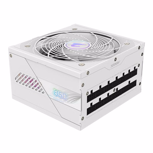 GIGABYTE AORUS ELITE P850W ICE barošanas bloks - PCIe 5.0, 80 PLUS Platinum, pilnībā modulārs dizains, 120mm ventilators, ATX 3.0 saderīgs, ES kontaktdakša