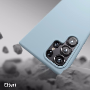 Etteri silikona viedtālruņa apvalks Samsung Galaxy S24 Ultra gaiši zils