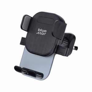 BLUE STAR automašīnas turētājs gaisa ventilācijai AUTO LOCK X2, melns