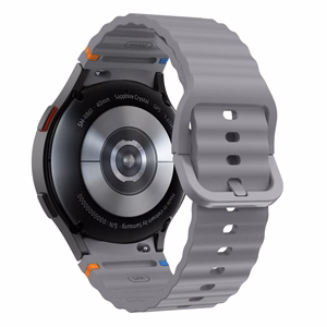 Tech-Protect силиконовый спортивный ремешок для Samsung Galaxy Watch 4 / 5 / 5 Pro / 6 / 7 / FE - серый