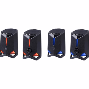Defender skaļruņi Rocket 2.0 6W LED USB melni