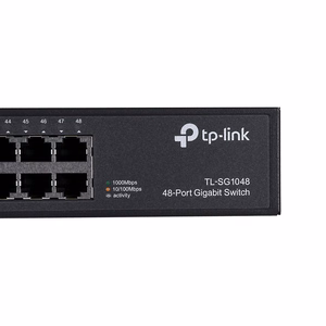 TP-Link TL-SG1048 nepārvaldīts Gigabit Ethernet (10/100/1000) 1U melns