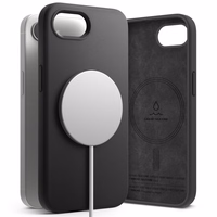 Ringke Silikona MagSafe viedtālruņa apvalks iPhone 16e - melns