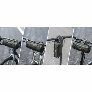 Rockbros 30110049001 velosipēda stūres soma 2 l - zaļa