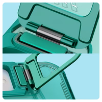 Nillkin Iceblade Prop magnētiskais viedtālruņa apvalks ar statīvu iPhone 16e - zaļš