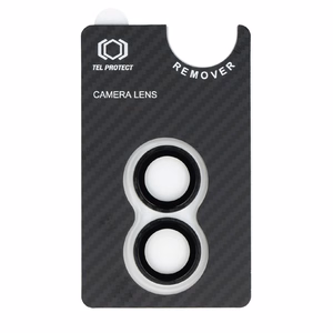 Закалённое стекло Tel Protect 3D Lens Aramid Series на камеру для Iphone 16/16 Plus (линз 2 шт.)