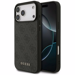 Guess 4G Classic maciņš modelim iPhone 17 Pro Max / 18 Pro Max – krāsa: melna