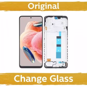 LCD Displejs Saderīgs ar Xiaomi Redmi Note 12 Pro+ 5G Melns ar Frame (Renewed: China)