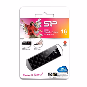 Silicon Power Ultima U03 USB zibatmiņa 16 GB USB Type-A 2.0 melna