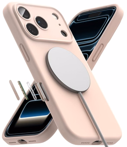 Ringke Silicone MagSafe vāciņš iPhone 18 Pro Max – rozā