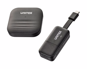 UNITEK V1184A01 AV extender AV transmitter & receiver Black