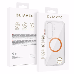 Liavec Pure Maciņš for Samsung Galaxy S26 Ultra oranžs