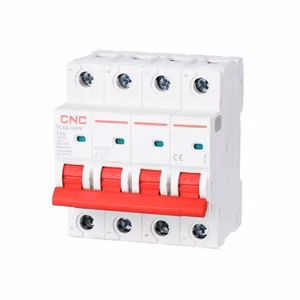 DC miniatūrs ķēdes pārtraucējs, 4P, 63A, Cat.A, 1000VDC, 6kA