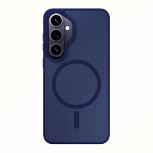 3mk Smoke MagCase zils – tālruņa vāciņš modelim Samsung Galaxy S26