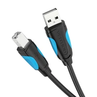 Printera kabelis no USB 2.0 A uz USB-B Vention VAS-A16-B200 2m melns